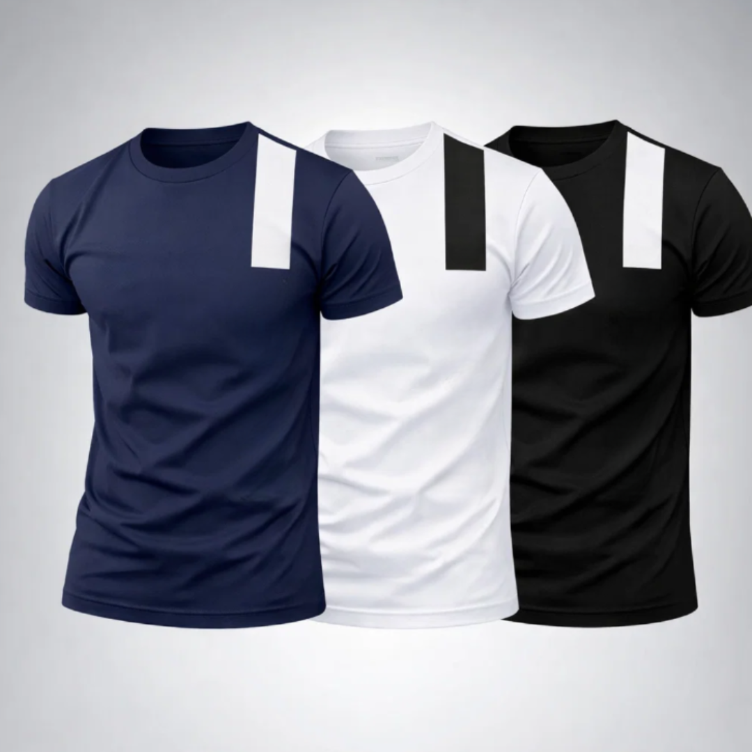 Herren T-Shirt Set (3 Stück) – Ideal für Sport und Alltag