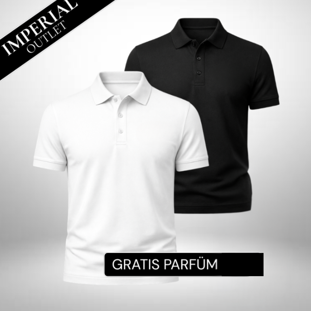 Set: 2 Polo-Shirts – Gratis Parfum (100ml)