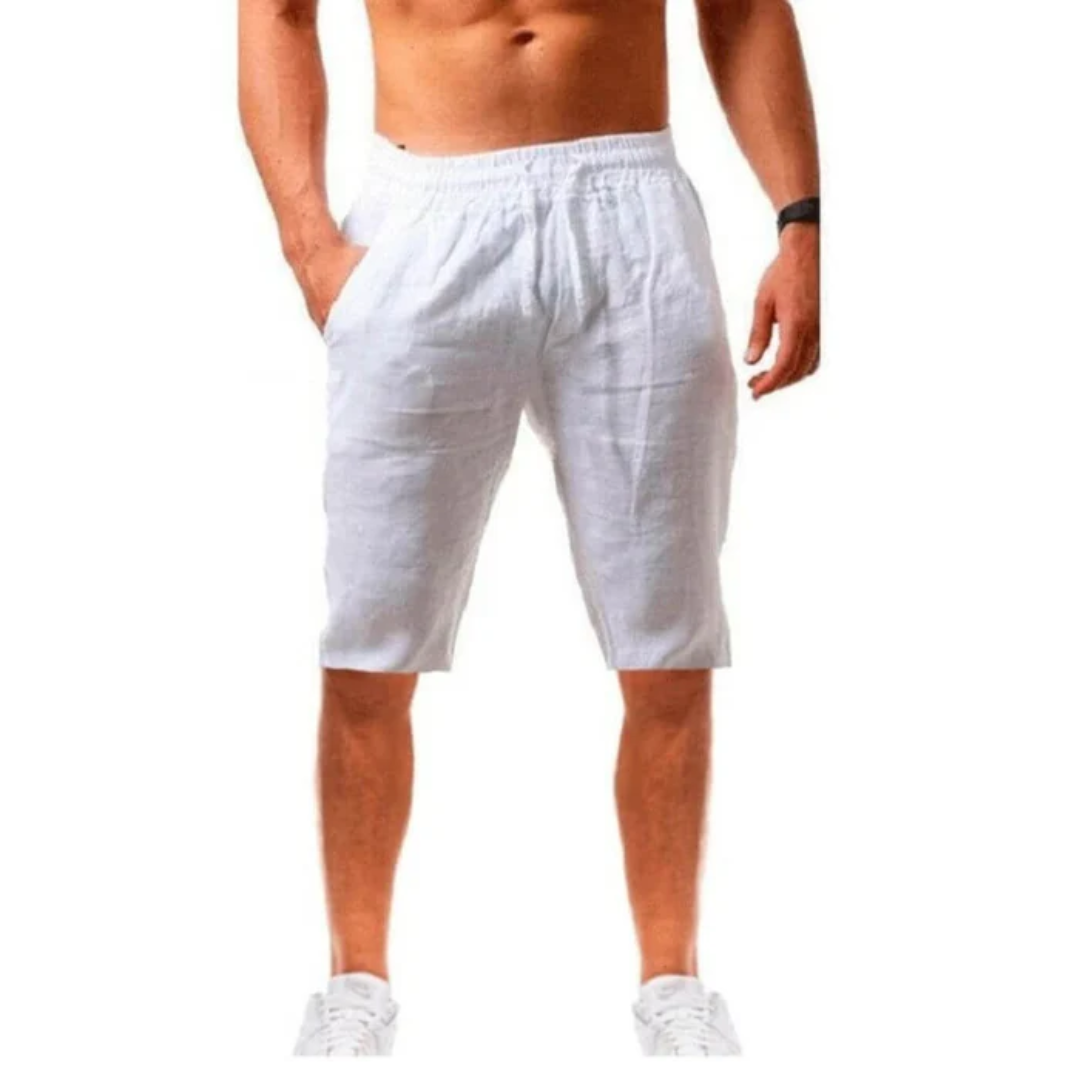 Herren-Leinenbermuda Bertioga