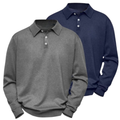 Langarm-Poloshirt im Doppelpack – zweites gratis (Abverkauf)