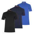 3er-Set klassische Poloshirts