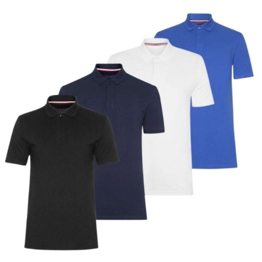 4er-Set Poloshirts – 2 kaufen, 2 gratis erhalten